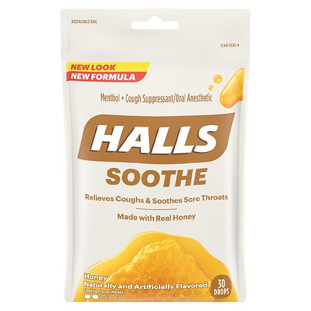 UPC 312546001879 product image for Halls Cough Drops Honey Honey - 30.0 ea | upcitemdb.com