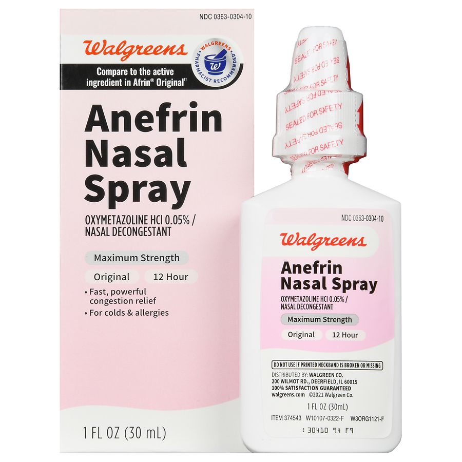 Walgreens Anefrin Nasal Spray