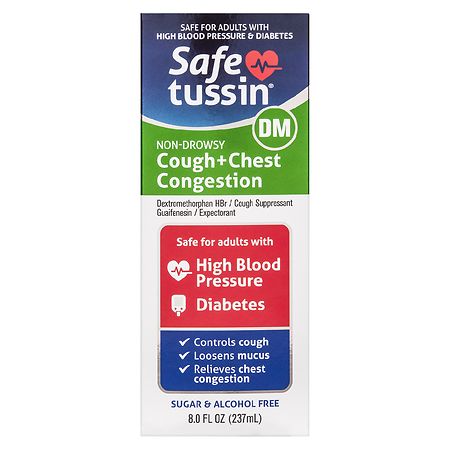 Safe Tussin DM Non Drowsy Cough + Congestion Relief