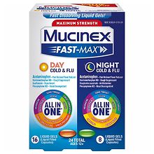 Mucinex Fast Max Daytime/Nighttime Liquidgels | Walgreens