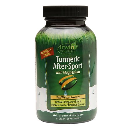 Irwin Naturals Turmeric After-Sport with Magnesium, Softgels