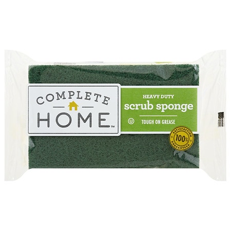 Complete Home Heavy Duty Scrub Sponge Yellow/ Green