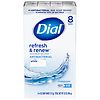 Dial Antibacterial Deodorant Bar Soap White White-0
