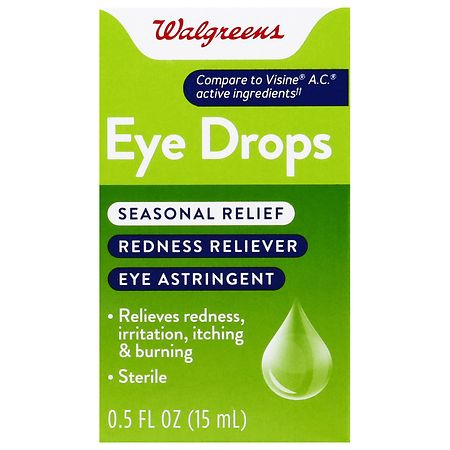 Walgreens Eye Drops Seasonal Itch Redness