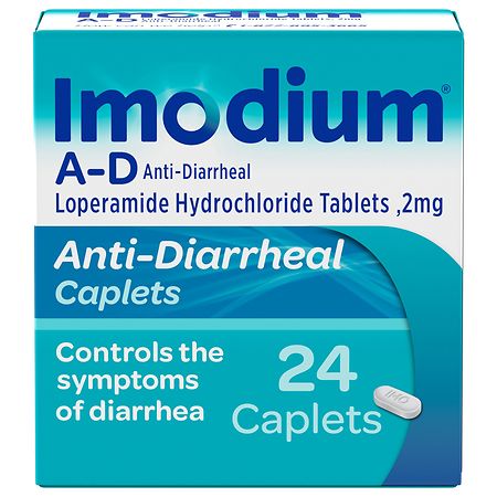 Imodium A-D Diarrhea Relief Caplets, Loperamide Hydrochloride
