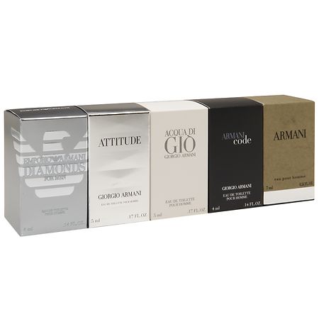 Lot Denemarken Retoucheren Giorgio Armani 5-Piece Men's Fragrance Coffret | Walgreens
