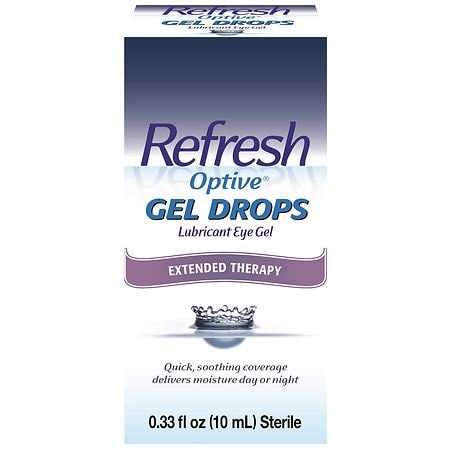 Refresh Extended Therapy Gel Drops Lubricant Eye Gel