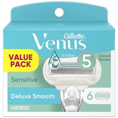 Gillette venus extra smooth 2025 women's razor blade 6 refills