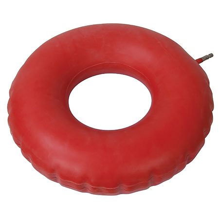 Drive Medical Rubber Inflatable Cushion Red