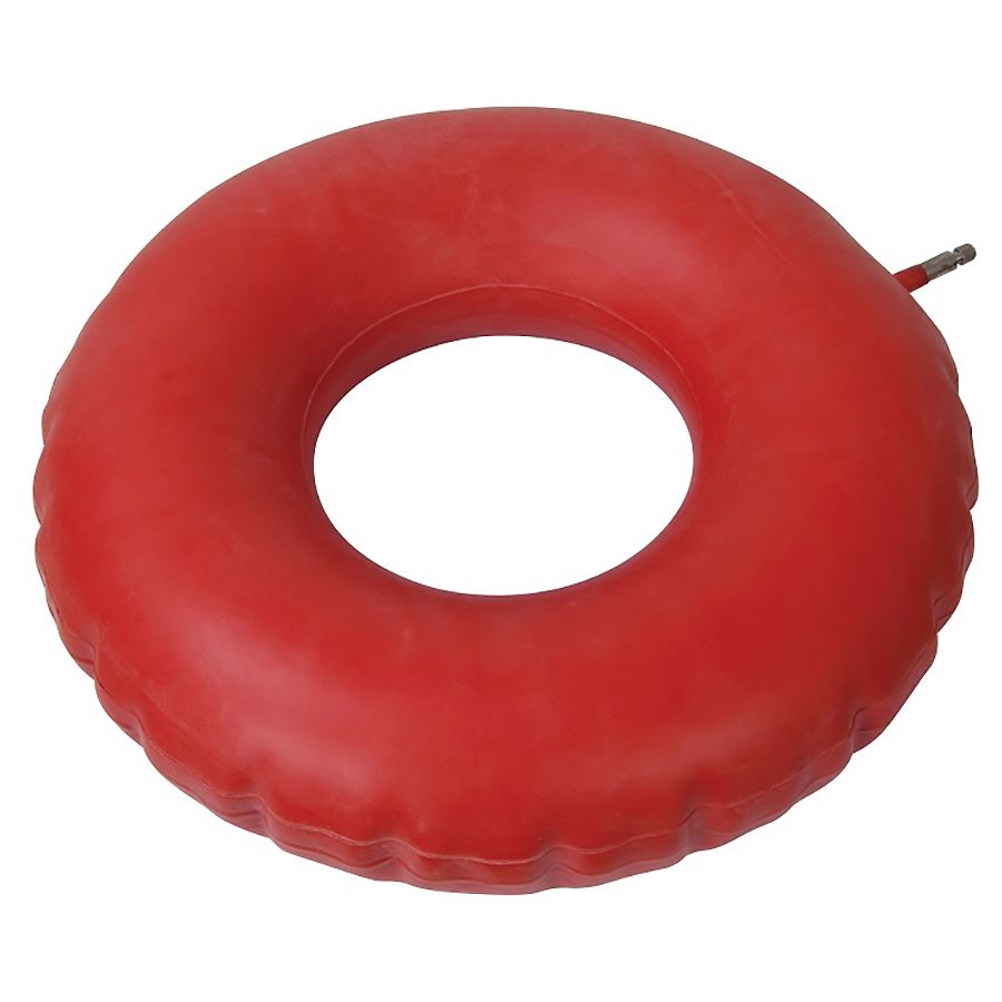 Drive Medical Rubber Inflatable Cushion Red