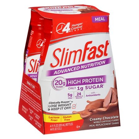 SlimFast Advanced Nutrition High Protein Meal Replacement Shake Creamy Chocolate