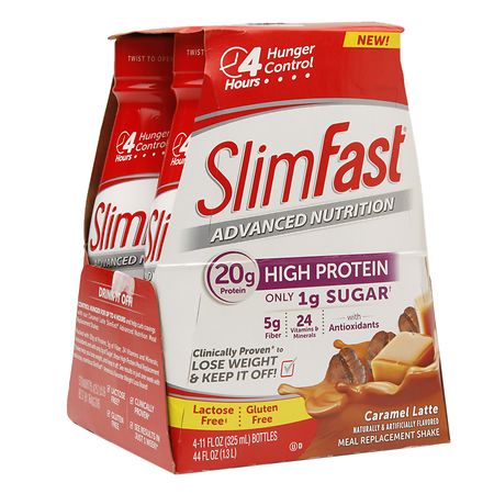 SlimFast Advanced Nutrition High Protein Meal Replacement Shake Caramel Latte