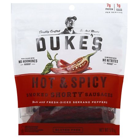 UPC 816012010520 product image for Duke's Sausage Hot & Spicy Hot & Spicy - 5.0 oz | upcitemdb.com