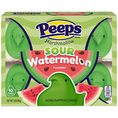 Peeps Chicks Candy Sour Watermelon