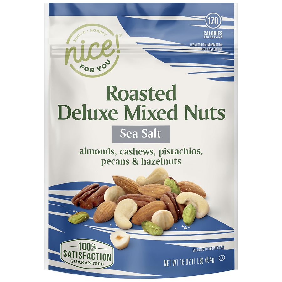 Nice! Roasted Deluxe Mixed Nuts Sea Salt