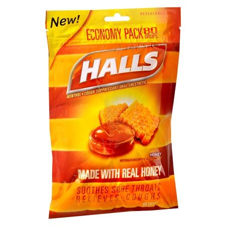 Halls Cough Drops Economy Bag