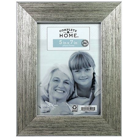 Complete Home Roma Silver and Black Frame 5x7 5 inch x 7 inch Silver/ Black