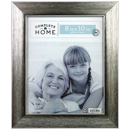 Complete Home Roma Silver and Black Frame 8x10 8 inch x 10 inch Silver/ Black