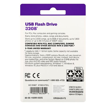 450px x 450px - USB Flash Drive 32GB | Walgreens