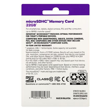 1 Mb Compressed Sex Porn Videos - Class 10 Ultra Micro SD Card With Adaptor 32GB | Walgreens