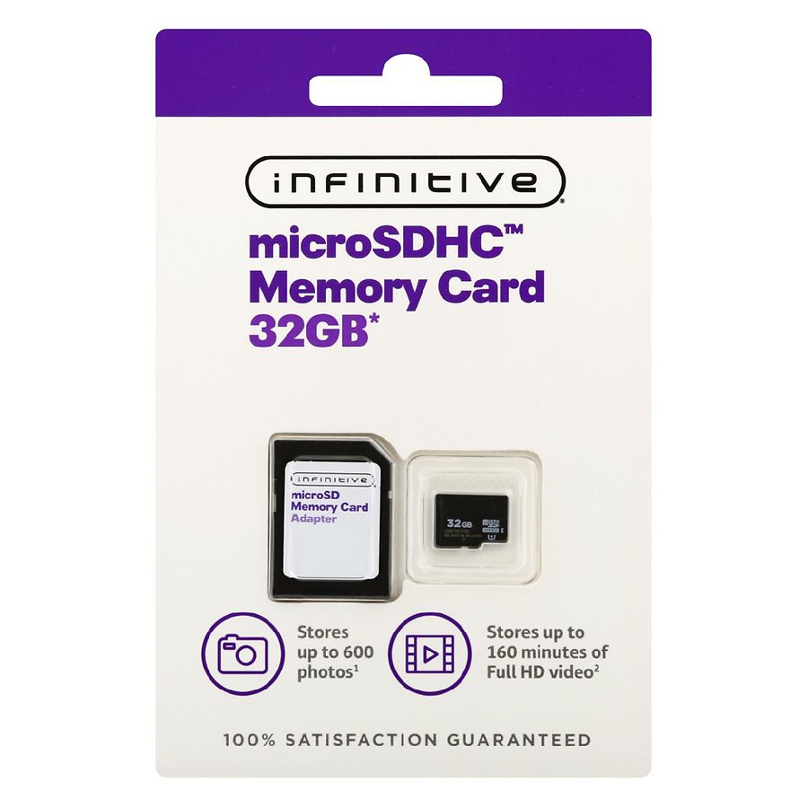 Uitstroom importeren Belangrijk nieuws Infinitive Micro SDHC Memory Card 32GB | Walgreens