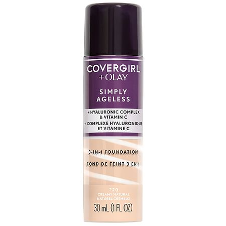 CoverGirl & Olay Simply Ageless 3-in-1 Liquid Foundation Creamy Natural