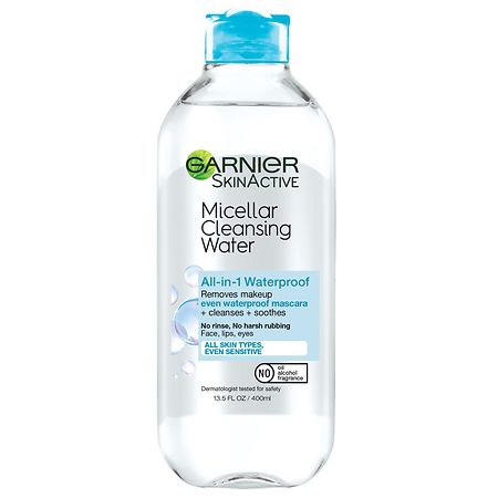 SkinActive Micellar Cleansing Water For Waterproof & Long-Wear Makeup