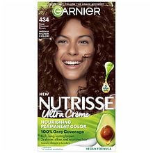 Garnier Nutrisse Nourishing Hair Color Creme, 434 Deep Chestnut Brown  (Chocolate Chestnut)