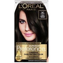 L'Oreal Paris Superior Preference Permanent Hair Color, Cool Darkest ...