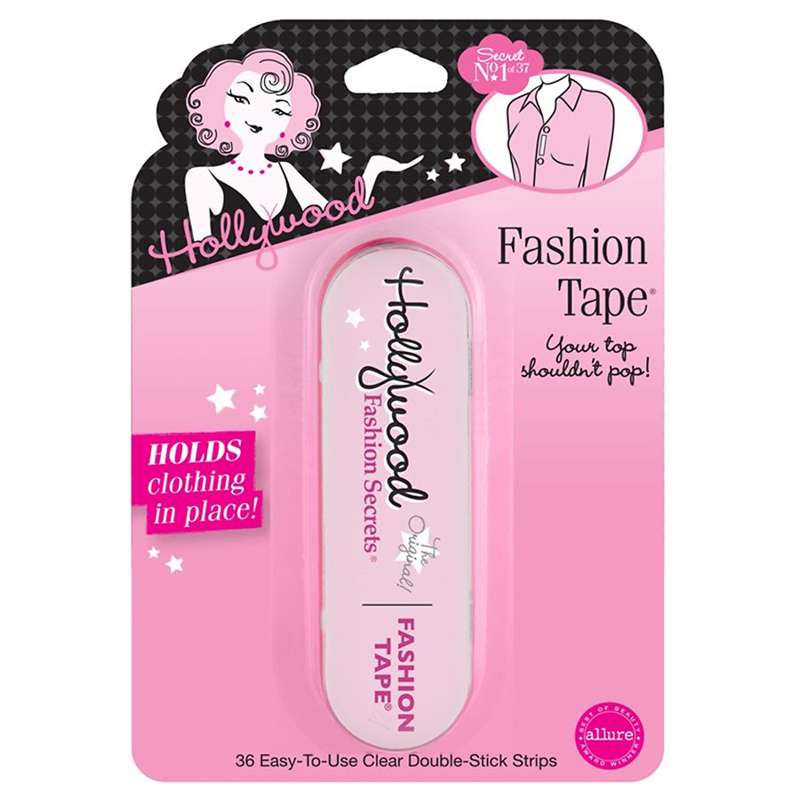 Hollywood Fashion Secrets Fashion Tape Tin Upright Clear