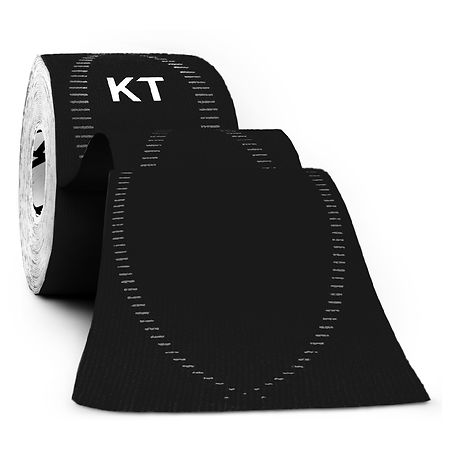 KT Tape Pro Black Precut Strips Jet Black