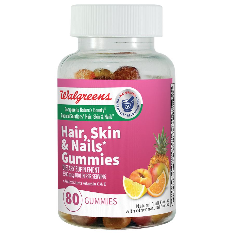 Walgreens Hair, Skin, Nail Gummy | Walgreens