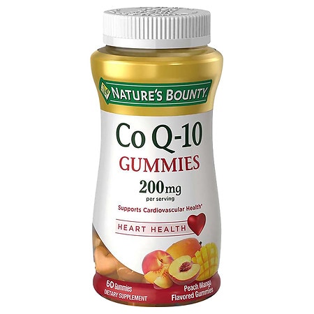 Nature's Bounty CoQ10 200 mg Gummies Peach Mango