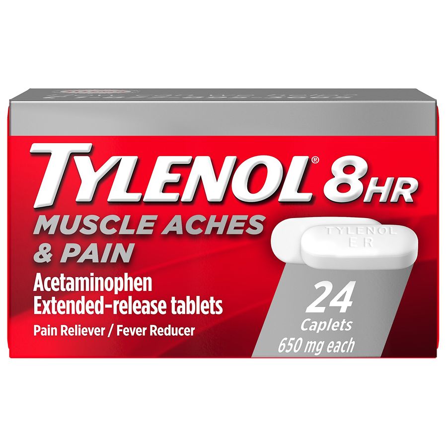 TYLENOL 8 Hour Muscle Aches & Pain Caplets With Acetaminophen