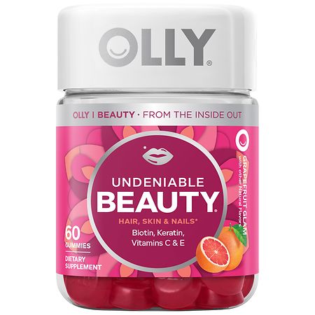 OLLY Undeniable Beauty Gummies Grapefruit Glam