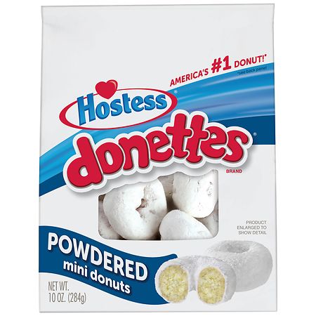 Hostess Donettes Bag Powdered Sugar Mini Donuts