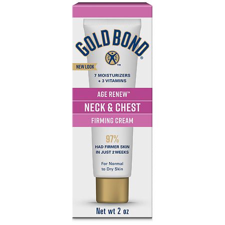 Gold Bond Age Renew Neck & Chest Skin Firming Age Renew Cream Fragrance Free