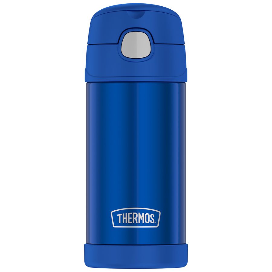 Thermos FUNtainer Vacuum Insulated Stainless Steel Straw Water