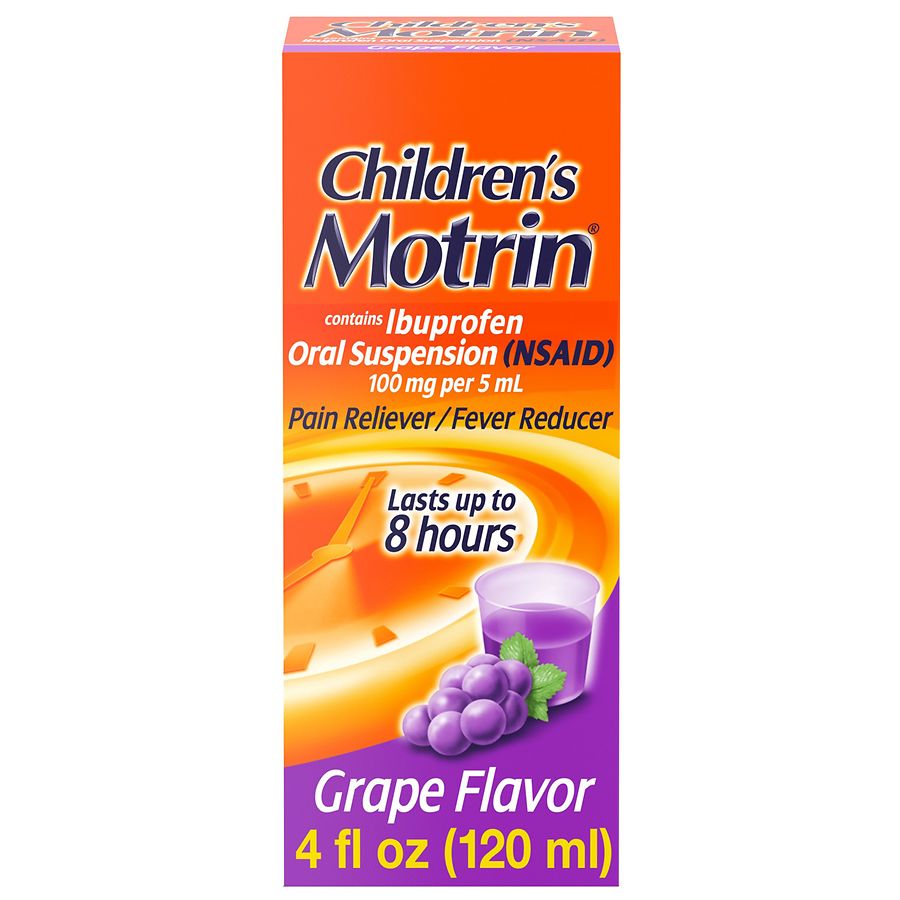 Children's Motrin Oral Suspension Grape Walgreens