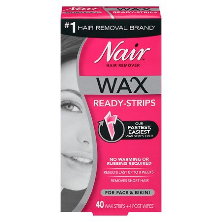 Nair Wax Ready-Strips Face
