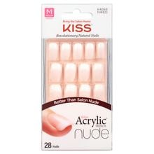 Kiss Salon Acrylic Nude French Nails, Cashmere Nude | Walgreens