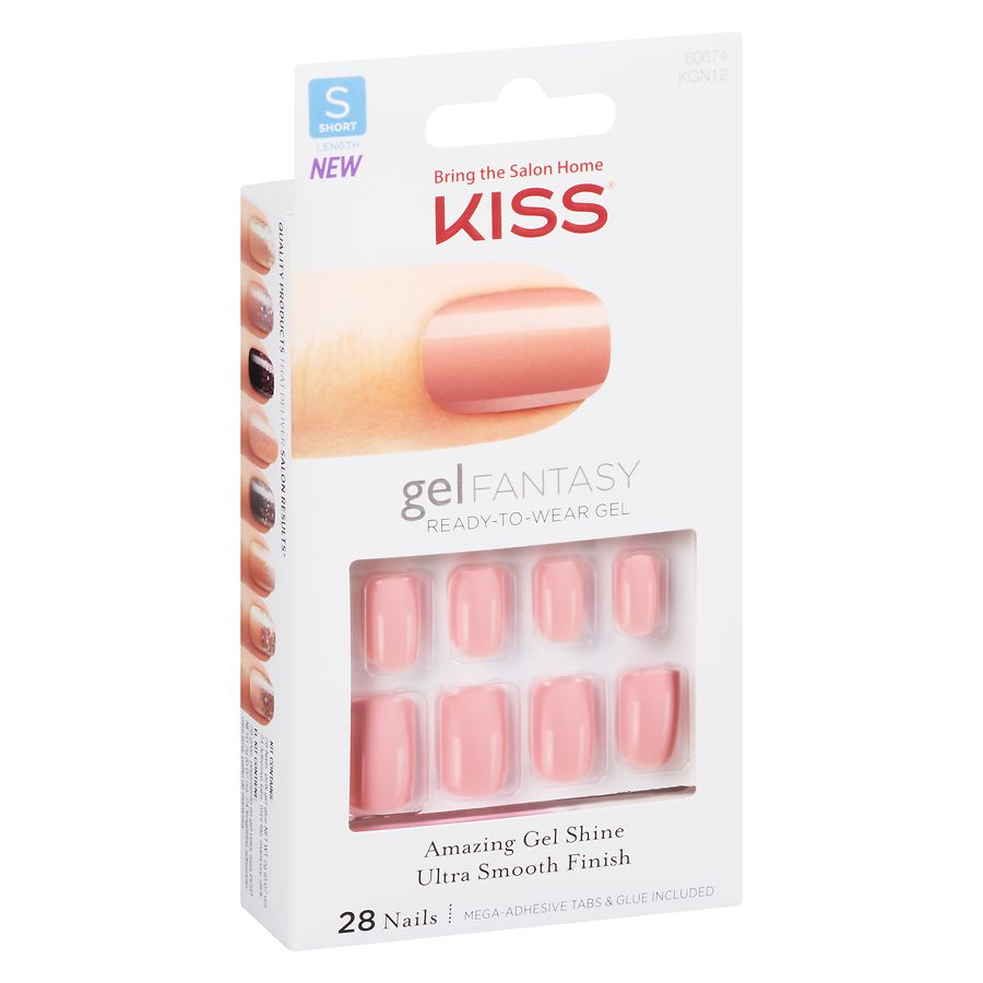 Kiss Gel Fantasy Ready-to-Wear Gel Nails, Ribbons | Walgreens