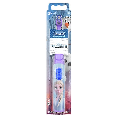 Oral-B Jr. Kid's Battery Toothbrush featuring Disney's Frozen, Soft Bristles