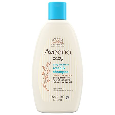 Aveeno Baby Daily Moisture Body Wash & Shampoo, Oat Extract Unspecified