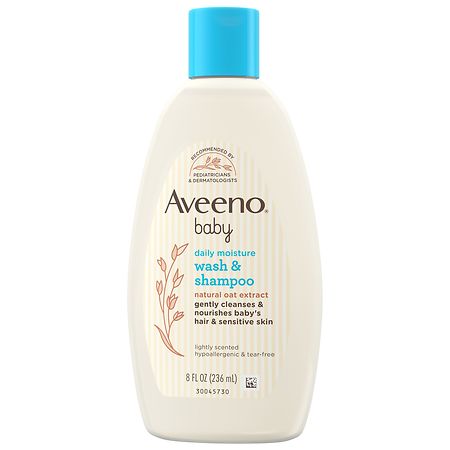 Aveeno Baby Daily Care Gift Set with Natural Oat Extract & Oatmeal,  Contains Daily Moisturizing Body Lotion & Gentle 2-in-1 Baby Bath Wash &  Shampoo