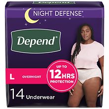 Plus Size Incontinence Underwear for Women, Maximum, 2XL, 14 Ct