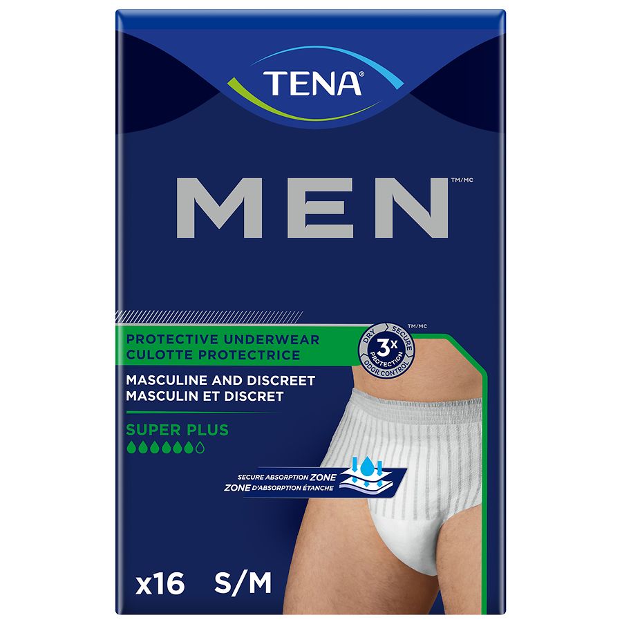 Tena Serenity Protective Incontinence Underwear For Men S/M | Walgreens