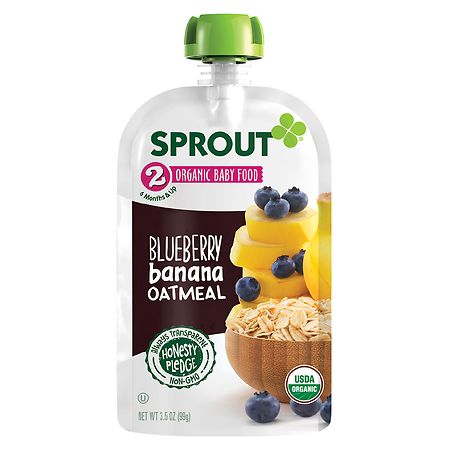 Sprout Stage 2 Oatmeal Blueberry Banana