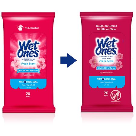 Walgreens Antibacterial Hand Wipes Fresh, 5.5 X7.0