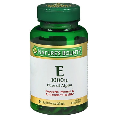 Nature's Bounty E-1000 IU Pure dl-Alpha, Softgels